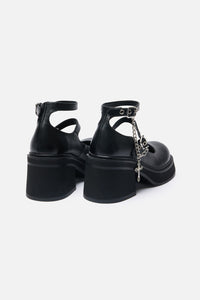 Dangerfield - Cross Charm Mary Jane - black