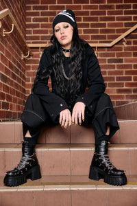 Dangerfield - Chain Stud Boot - black