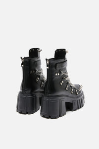 Dangerfield - Chain Stud Boot - black