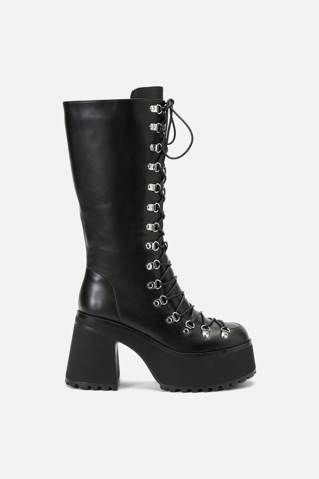 Dangerfield - Corset Laced Long Boot - black