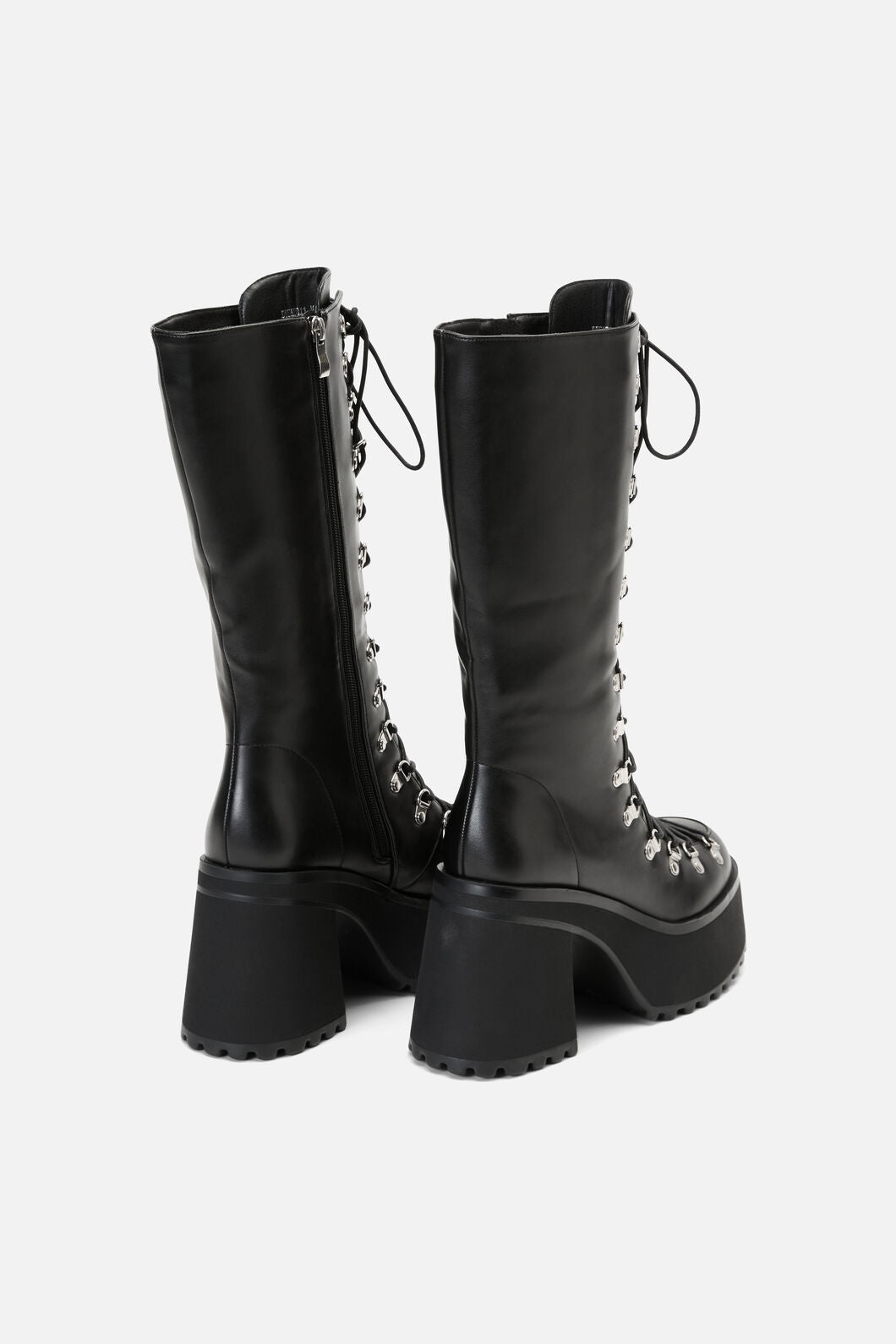 Dangerfield - Corset Laced Long Boot - black