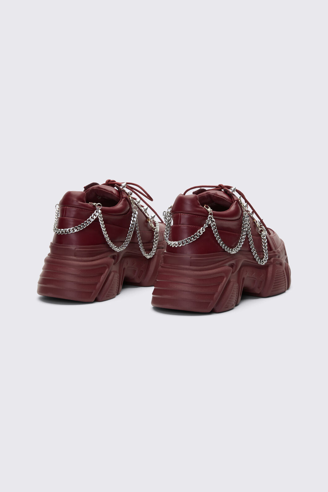 Dangerfield - Plum Chained Sneakers - plum