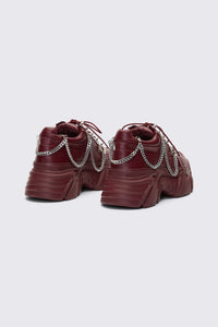 Dangerfield - Plum Chained Sneakers - plum