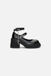 Dangerfield - Patent Cross Charm Mary Jane - black