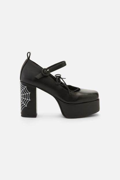 Dangerfield - Spider Web Heel - black