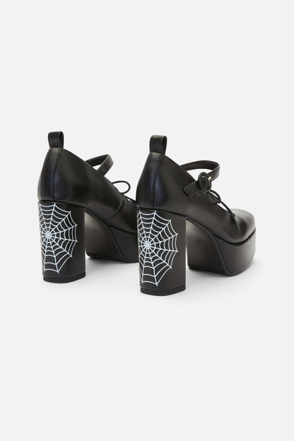 Dangerfield - Spider Web Heel - black