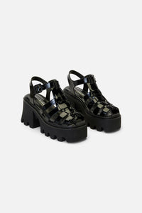 Dangerfield - Patent Summer Shoe - black