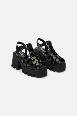 Dangerfield - Patent Summer Shoe - black