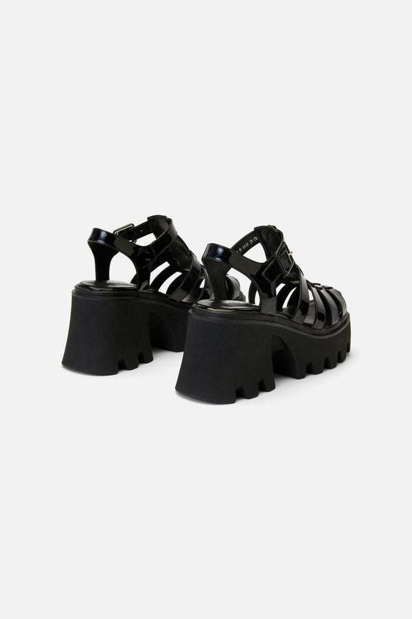 Dangerfield - Patent Summer Shoe - black