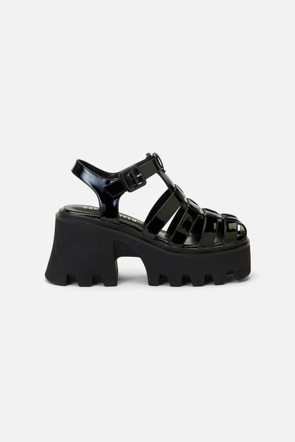 Dangerfield - Patent Summer Shoe - black
