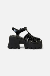 Dangerfield - Patent Summer Shoe - black