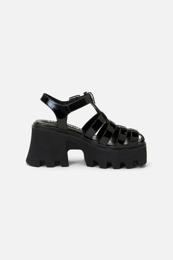 Dangerfield - Patent Summer Shoe - black