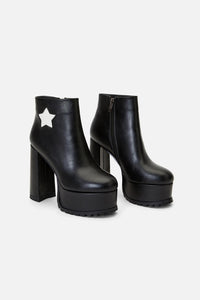 Dangerfield - Star Platform Boot - black