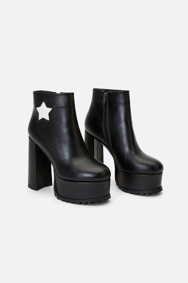 Dangerfield - Star Platform Boot - black