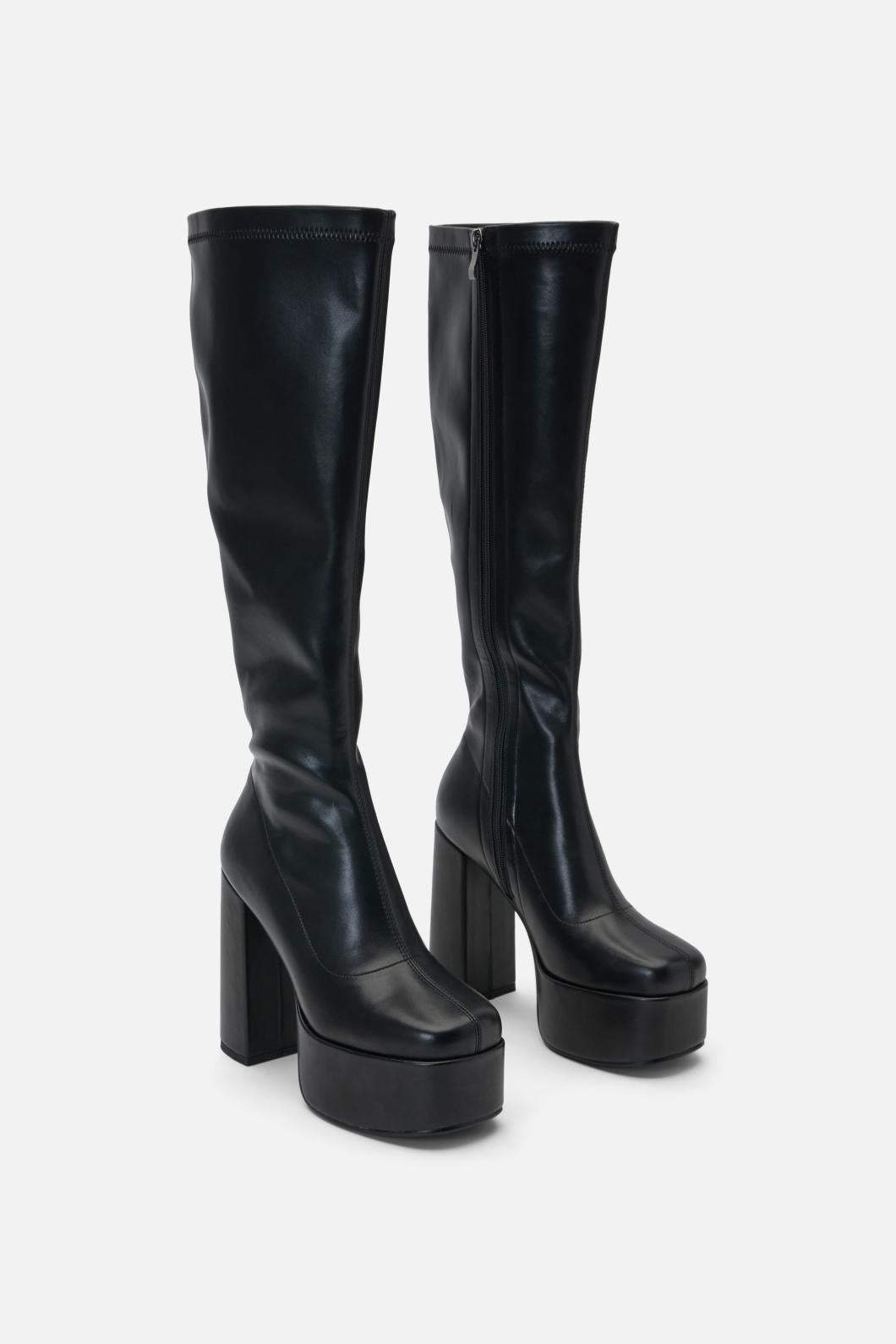 Dangerfield - Stretch Knee High Boot - black