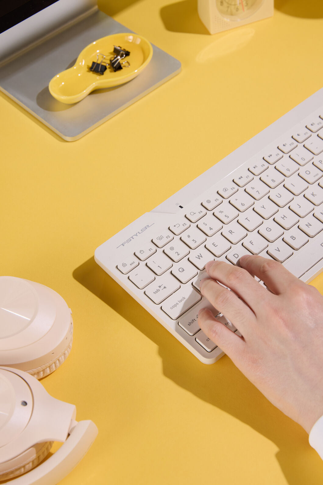 A4Tech - FG2200 Air2 Silent Cmpct Combo - beige