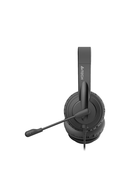 A4Tech - HU-10 USB Wired Headset - black