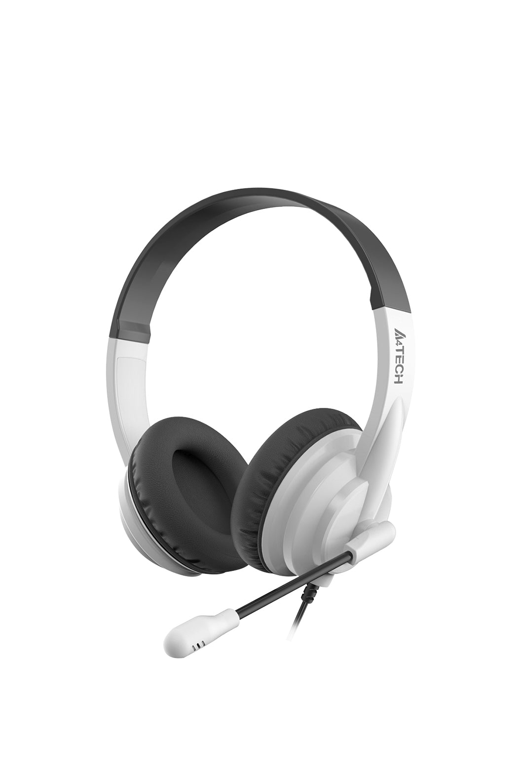 A4Tech - HU-10 USB Wired Headset - black-white