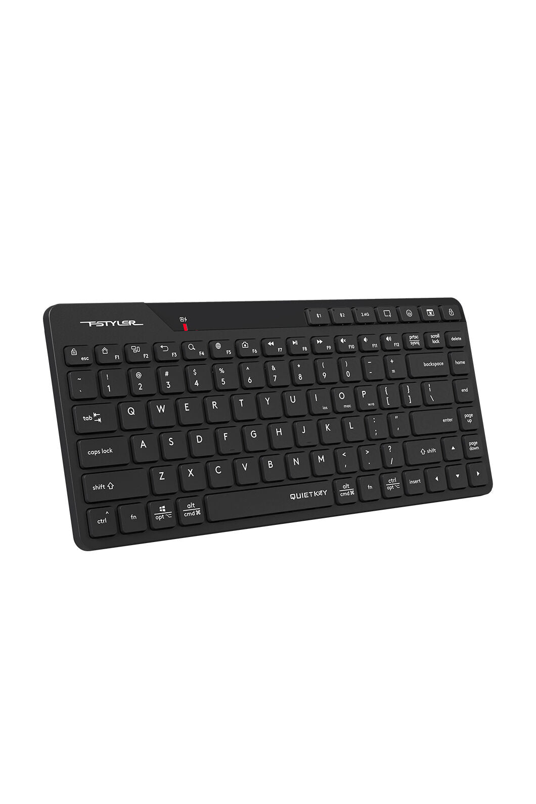 A4Tech - FBK26C AS Recharge Cmpct KB - black