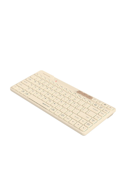 A4Tech - FBK26C AS Recharge Cmpct KB - cafe-latte