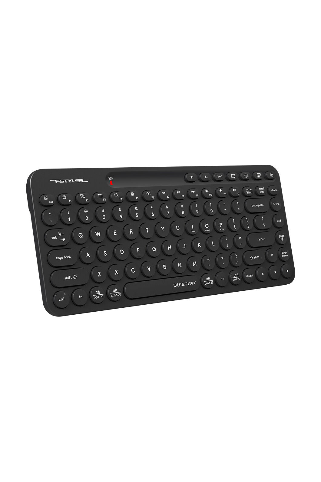 A4Tech - FBK36C AS Recharge Cmpct KB - black