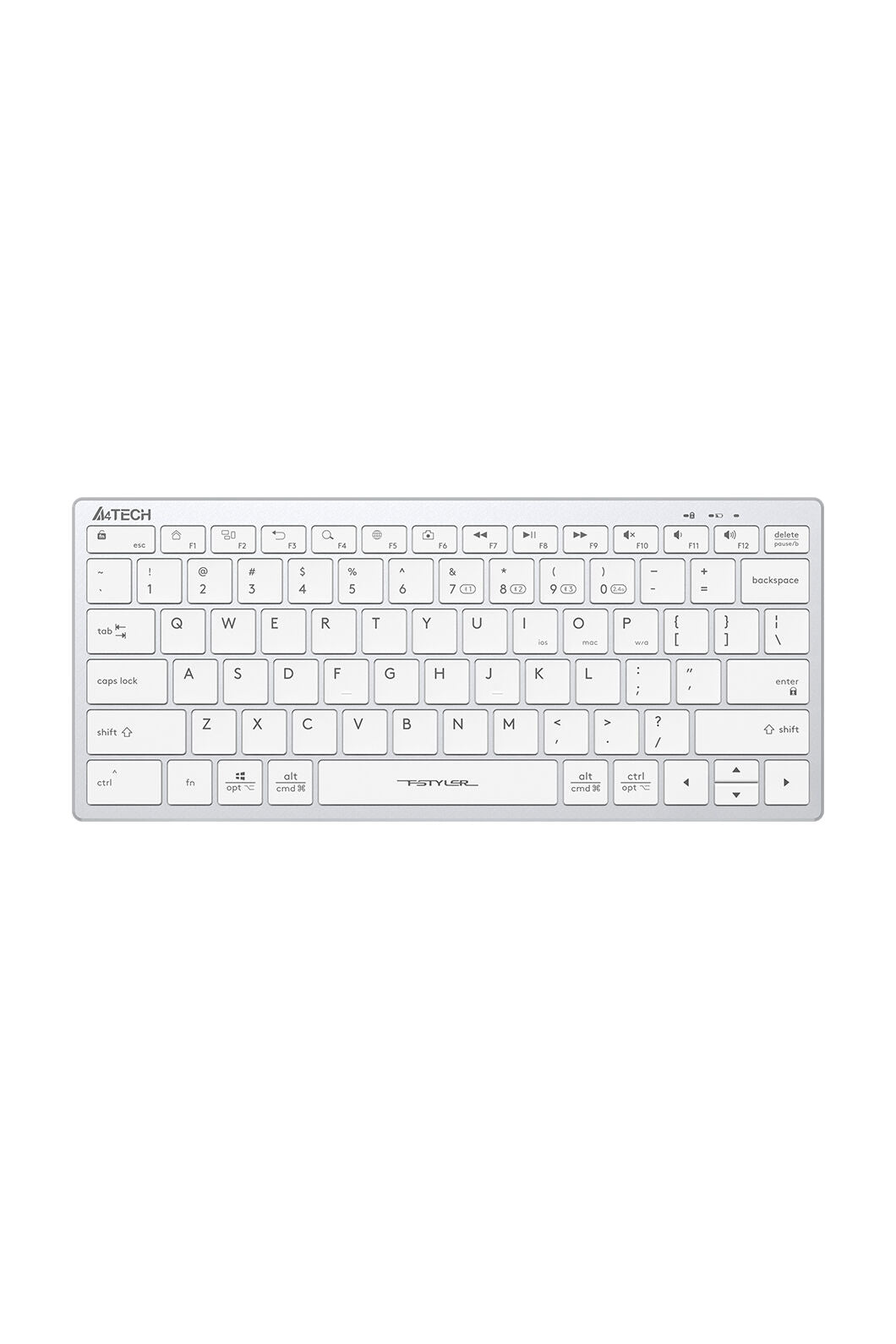 A4Tech - FBX51C SSwitch Nano Cmpct KB - white