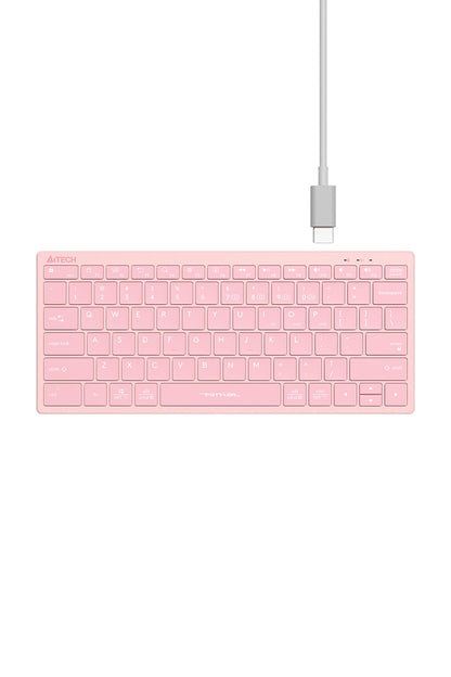 A4Tech - FBX51C SSwitch Nano Cmpct KB - baby-pink