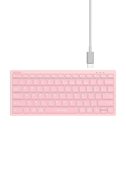 A4Tech - FBX51C SSwitch Nano Cmpct KB - baby-pink