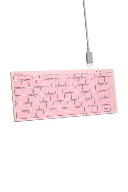 A4Tech - FBX51C SSwitch Nano Cmpct KB - baby-pink