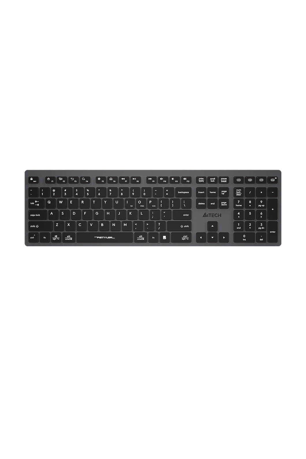 A4Tech - FBX50C SSwitch Nanon Full KB - grey