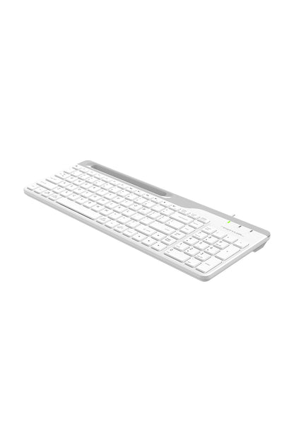 A4Tech - FK25 MMedia 2Sect. TKL KB - white