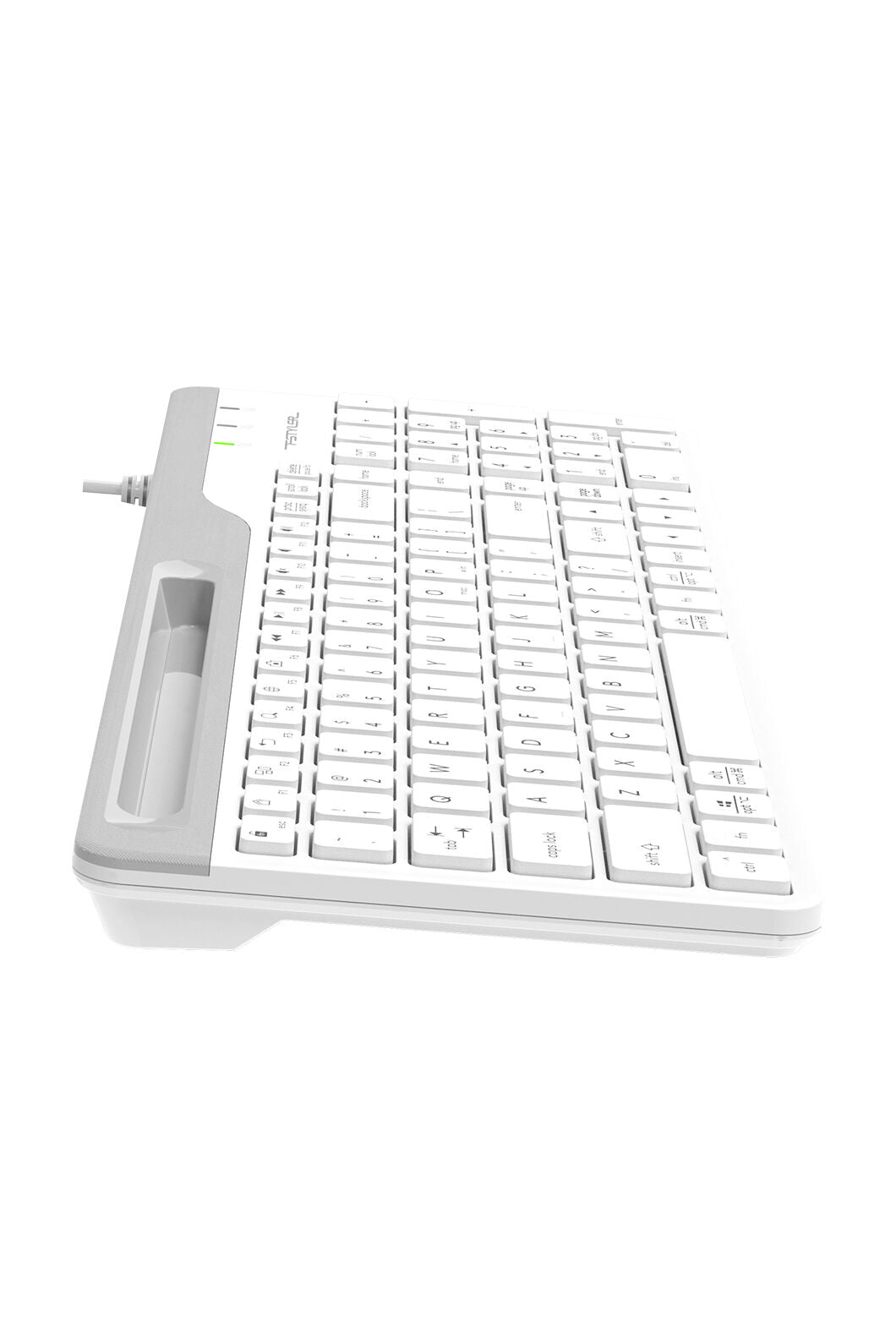 A4Tech - FK25 MMedia 2Sect. TKL KB - white