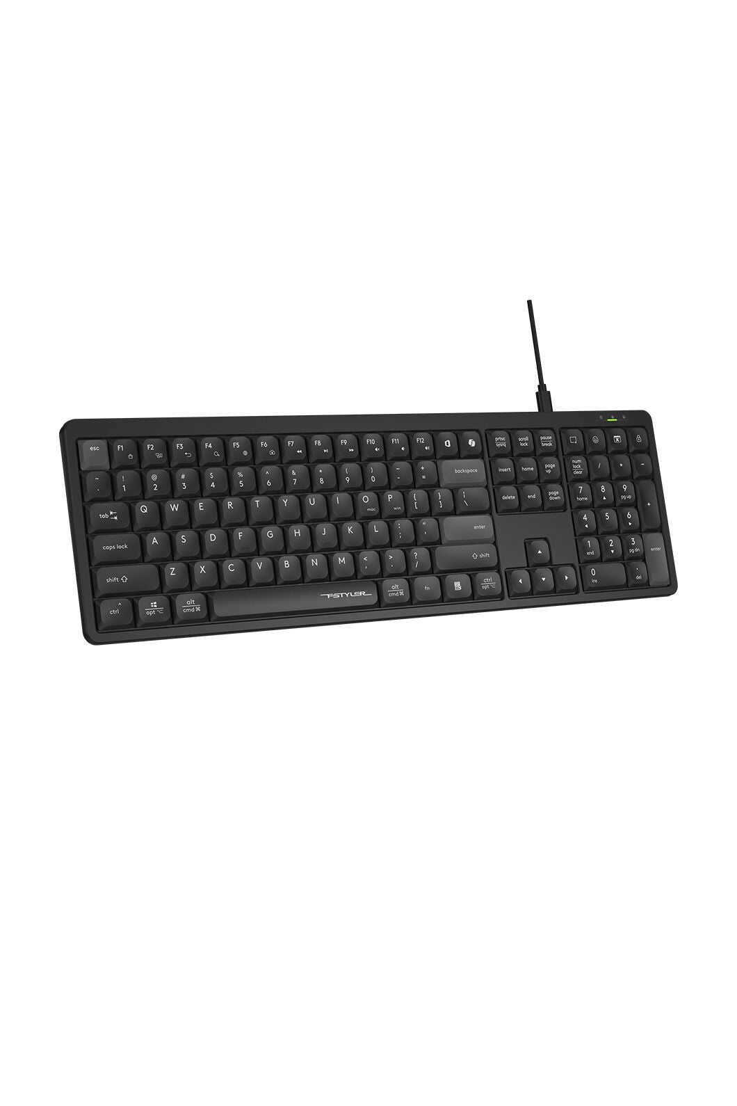 A4Tech - FX55 LowProfile Full KB - black