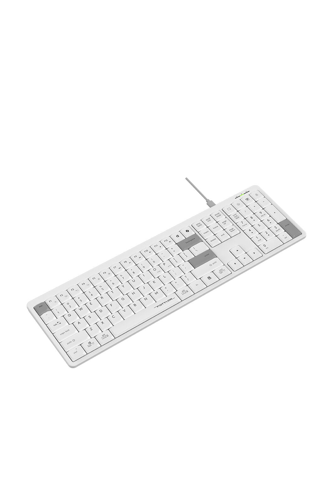 A4Tech - FX55 LowProfile Full KB - white