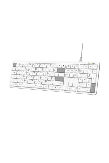 A4Tech - FX55 LowProfile Full KB - white