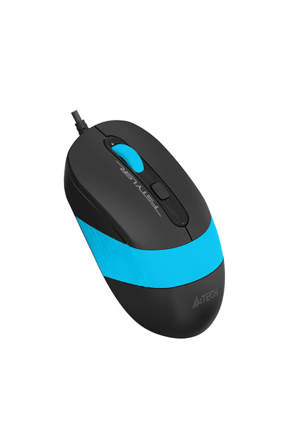 A4Tech - FM10S Silent Wire Mouse - blue