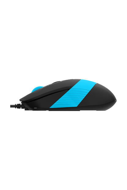 A4Tech - FM10S Silent Wire Mouse - blue