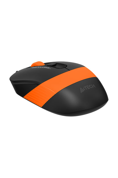 A4Tech - FM10S Silent Wire Mouse - orange