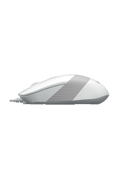 A4Tech - FM10S Silent Wire Mouse - white