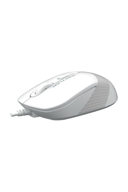 A4Tech - FM10S Silent Wire Mouse - white