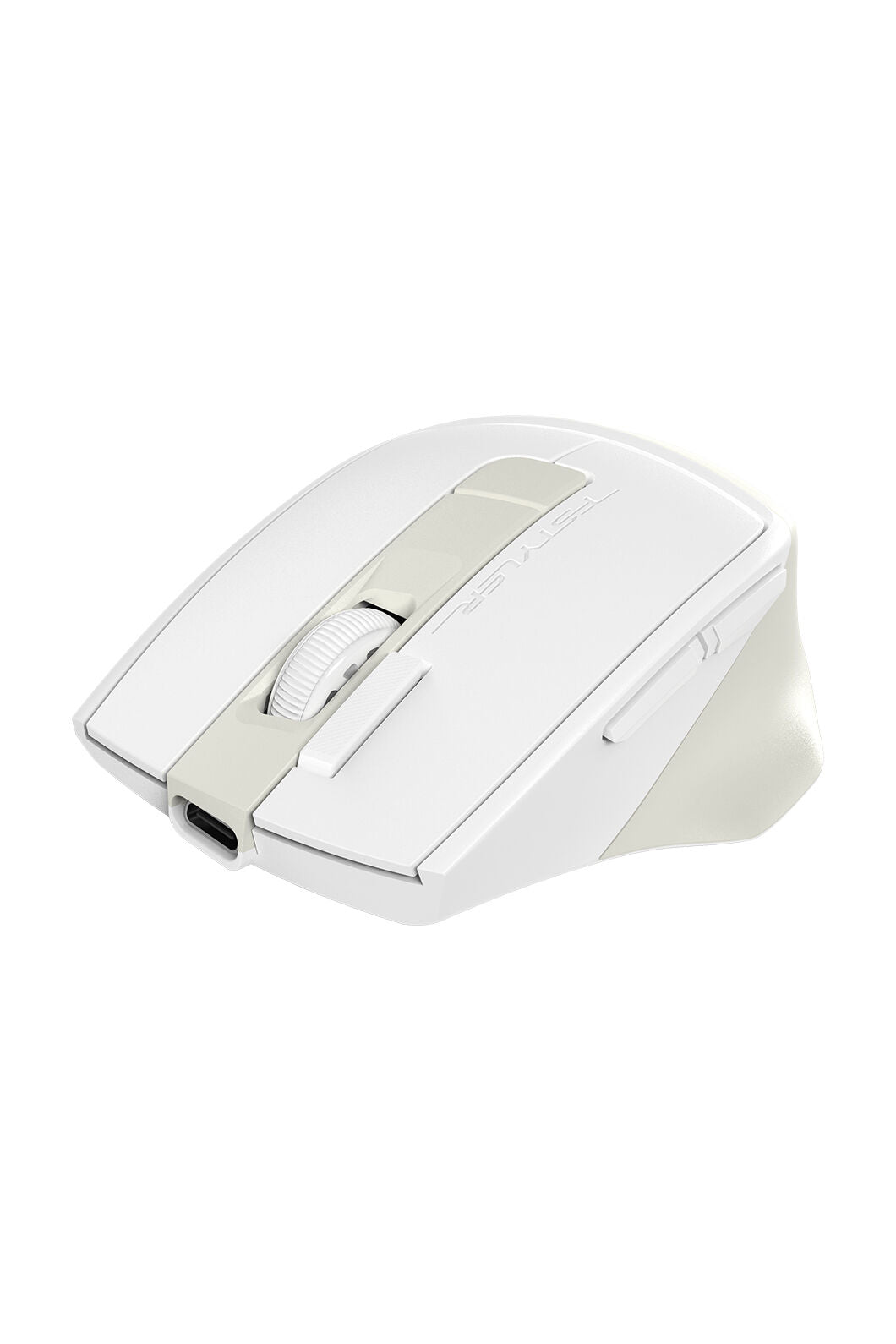A4Tech - FG45CS Air2 S.Recharge Mouse - cream-beige