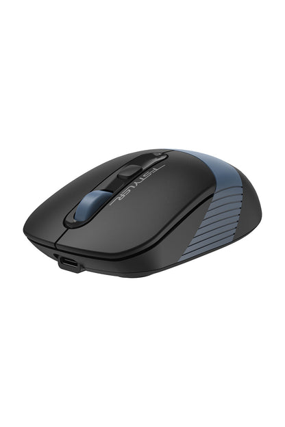 A4Tech - FB10CS Silent Office Mouse - ash-blue