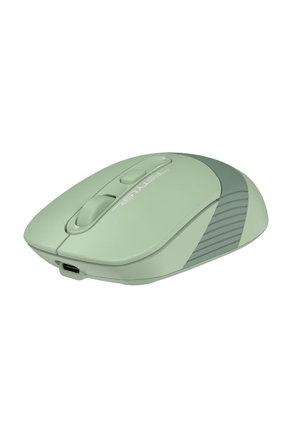 A4Tech - FB10CS Silent Office Mouse - matcha-green