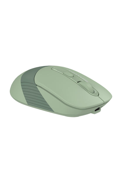 A4Tech - FB10CS Silent Office Mouse - matcha-green