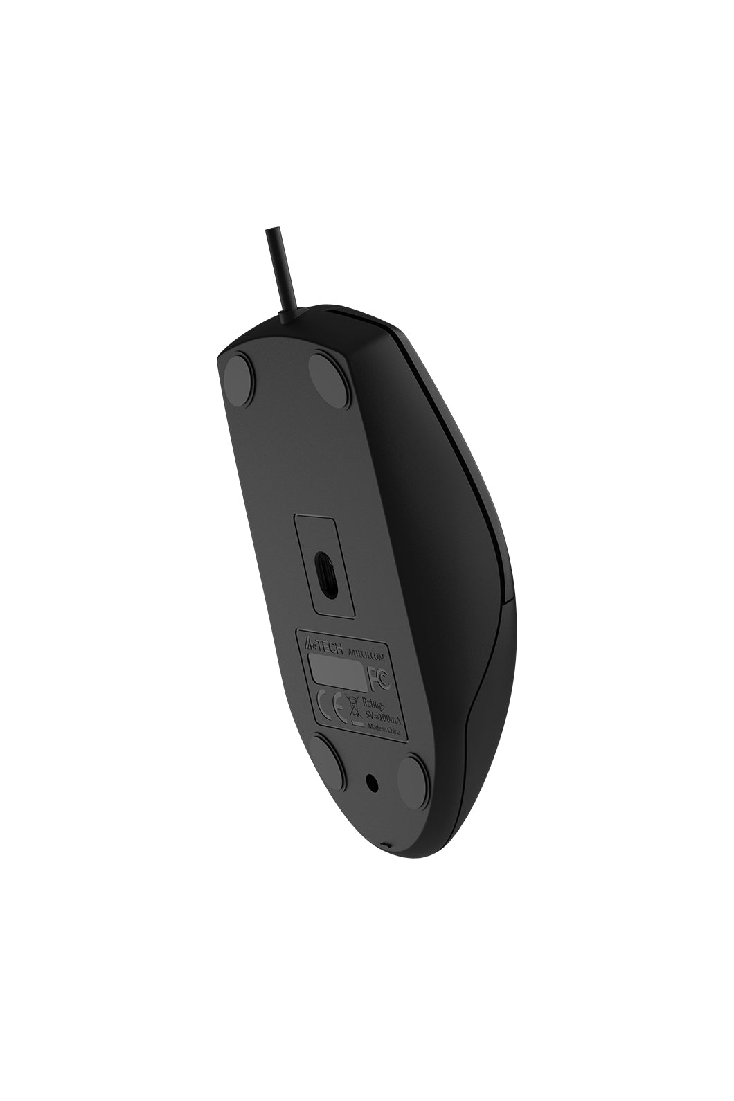A4Tech - OP-330S Wired Silent Mouse - black