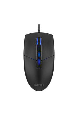 A4Tech - N-530S Illuminate Silent Mouse - black