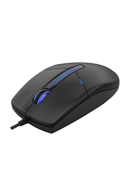 A4Tech - N-530S Illuminate Silent Mouse - black