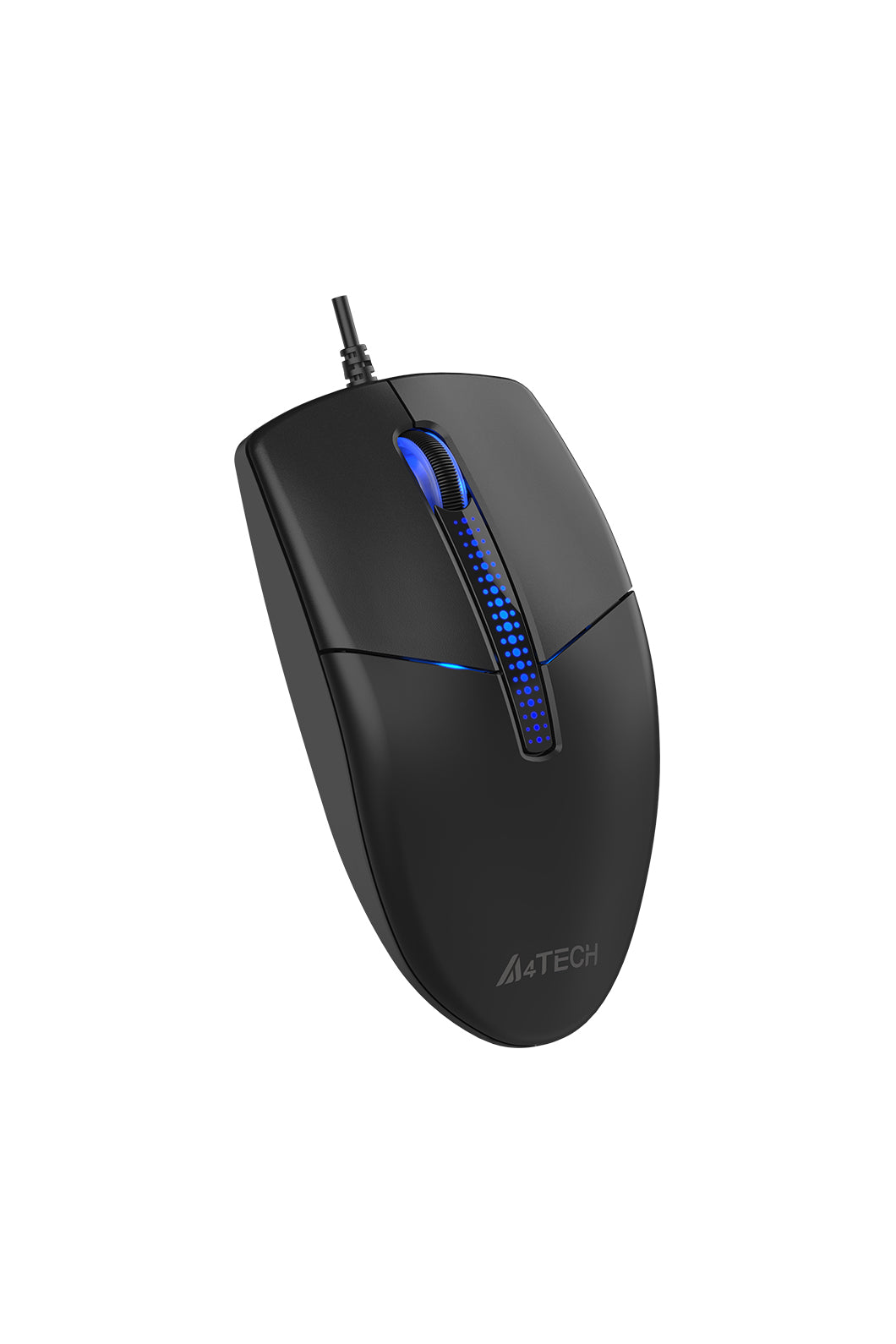 A4Tech - N-530S Illuminate Silent Mouse - black
