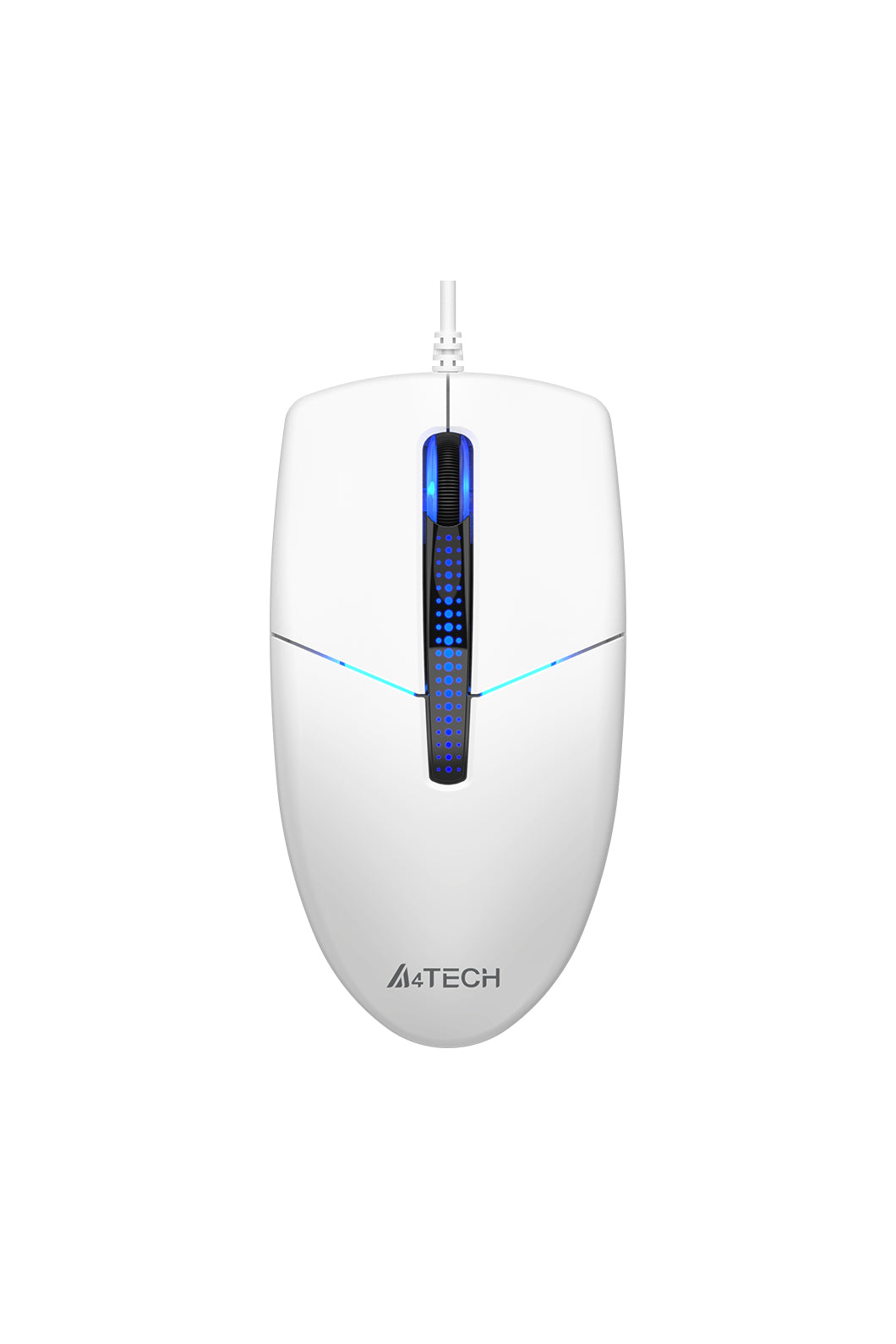 A4Tech - N-530S Illuminate Silent Mouse - white