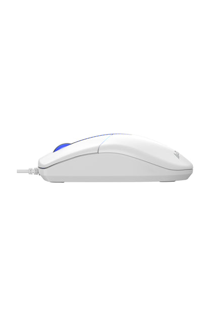 A4Tech - N-530S Illuminate Silent Mouse - white